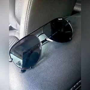 All black Quay Australia sunglasses